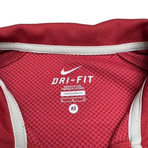 Nike Men's Alabama Crimson Tide Coaches 1/4 Zip SS Dri-Fit Polo Shirt, Size M - Picture 5 of 7